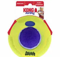 KONG AirDog Squeaker KBall M/L Gelb/Fuchsia Hundeball