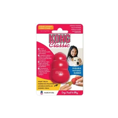 KONG Classic Hundespielzeug rot XS 5,7 cm
