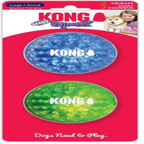 KONG Squeezz Geodz L, 2 Stk, assortiert