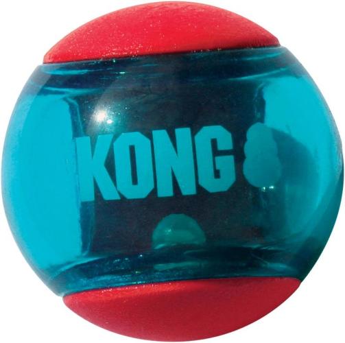 KONG Squeezz Action Red Large, Set 2 Stücke