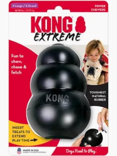 KONG Extreme Large Hundespielzeug aus Naturkautschuk Schwarz