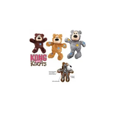 KONG Wild Knots Bear S/M, 17.8x14x7.6cm, assortiert