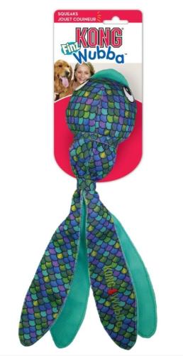 Kong Wubba Finz Fisch XL, blau