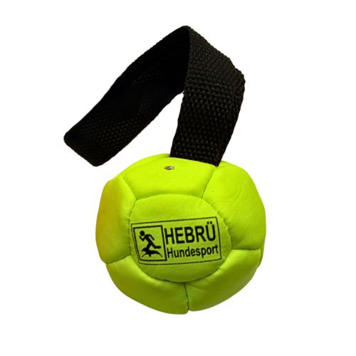 Farbige Lederbälle mit Silikon Füllung 8cm Gelb – HEBRÜ