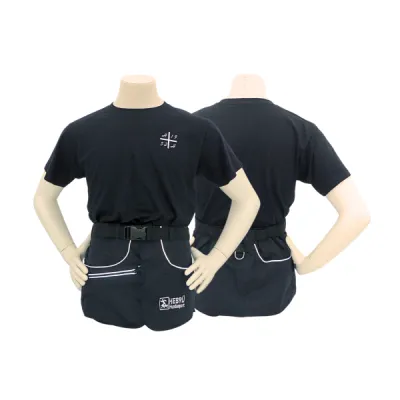 Trainingschürze Schwarz/Weiss Grösse 5XL – HEBRÜ