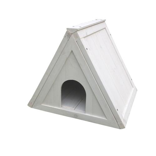 Laroy EBI DuvoPlus Woodland SHELTER TRIANGLE COTTAGE 50x42x42cm white