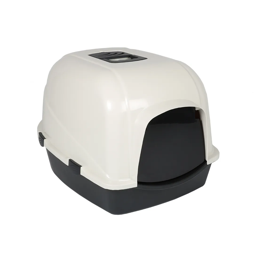 Laroy EBI Cat HOUSE ECLIPSE 70 -GT- 56x70cm-H46cm-Zen Series, Off white
