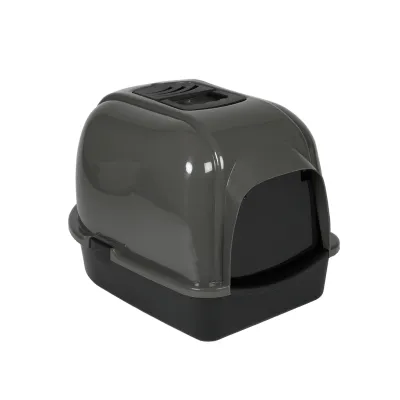 Laroy EBI Cat HOUSE ECLIPSE 60 M 43x56cm-H40cm-Zen Series, grey
