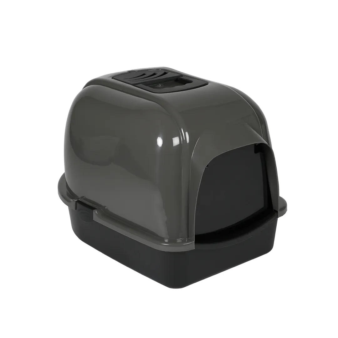 Laroy EBI Cat HOUSE ECLIPSE 60 M 43x56cm-H40cm-Zen Series, grey