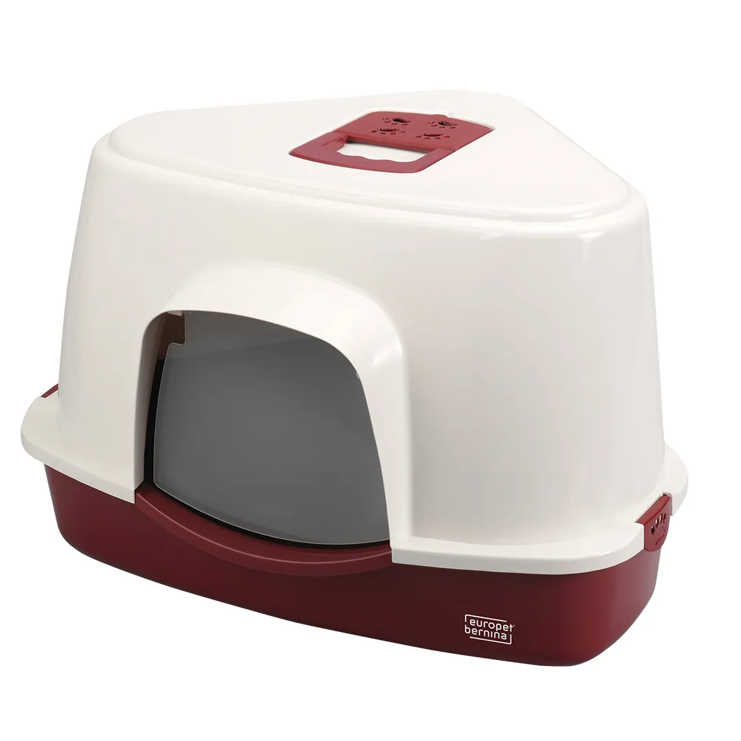 Laroy EBI Cat HOUSE PRISM 70 -GT- 56x70cm-H46cm-RED