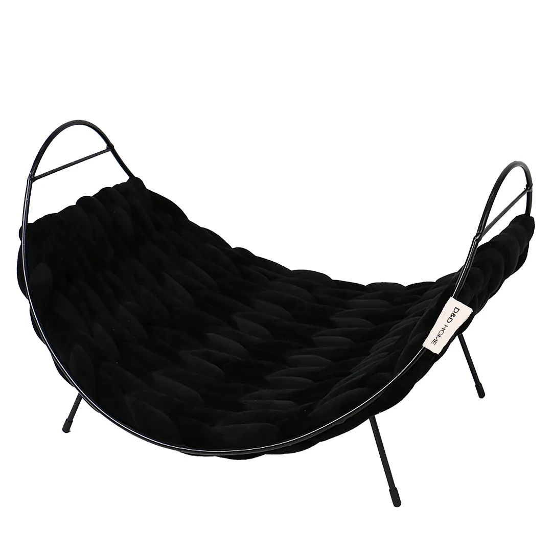 Laroy EBI D&D Home BAILY FLEECE TUBE BED L black 50x45x25cm