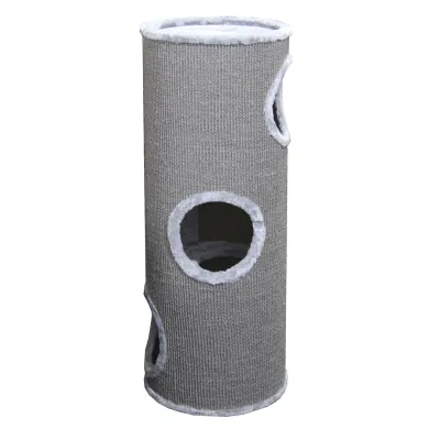 Laroy EBI Trend Cat-Dome Everlast-Tower ca. 37x37 H100cm LIGHT-GREY 3-LEVEL