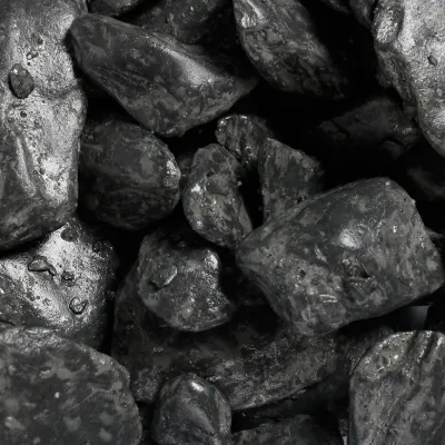 Laroy EBI Aqua Della Aquarium Gravel PEBBLES black, 2kg