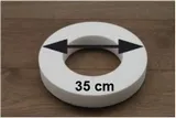 Styropor Eisfreihalter für Teiche – Ring mit flachen Seiten 35cm