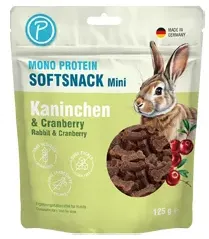 Petlando Softsnack Mini Kaninchen – 125 g – Petlando - Monoprotein Hundesnack mit Kaninchen