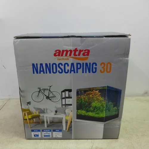 Nanoscaping 30 × 30 × 30 25cm L Weissglass – Amtra