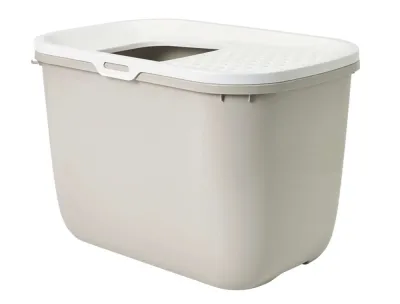 Nobby Katzentoilette Hop In, weiss, beige 58,5x39x39,5cm