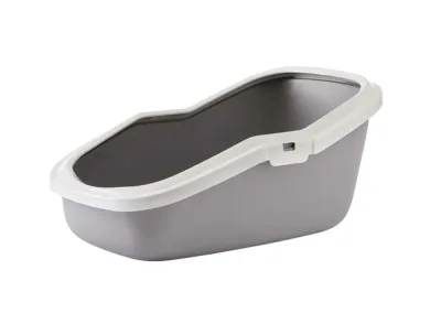Nobby Katzentoilette m.Rand Aseo, grau 56x39x 27,5cm