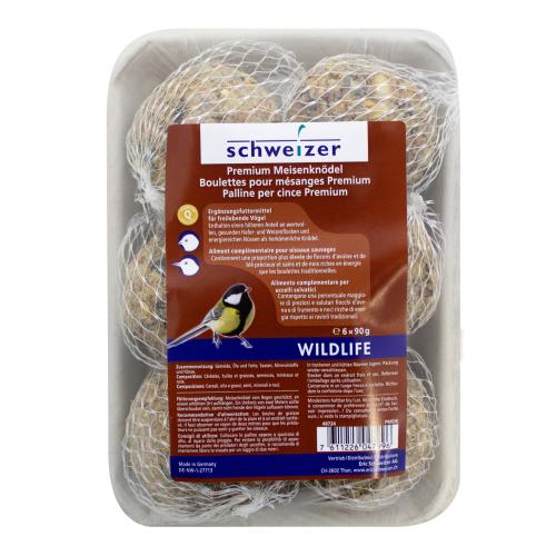 Premium Meisenknödel. 6 x 90 g. mit Netz