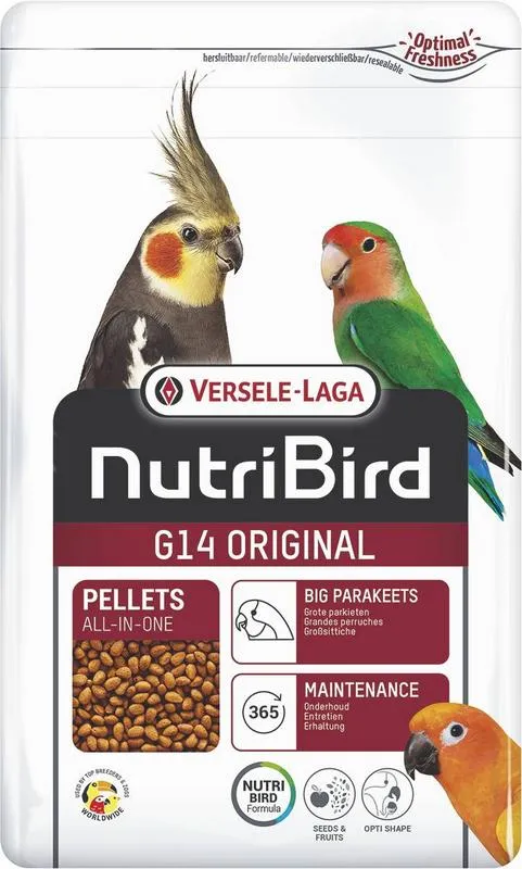 Vogelfutter NutriBird G14 Original Erhaltungsfutter, 1 kg – Versele-Laga