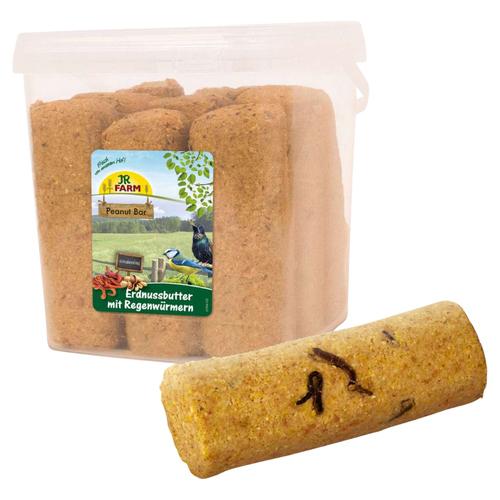 Wildvogelfutter PeanutBar Erdnussbutter Regenwürmer 3.15 kg Eimer – JR Farm