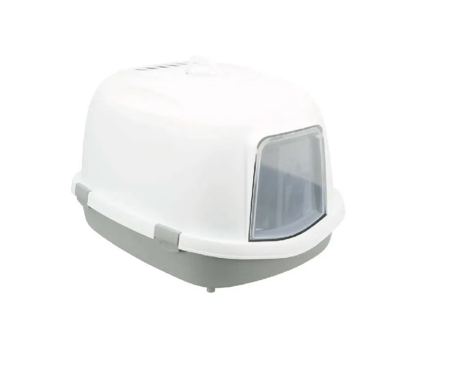 Katzentoilette Primo XXL Top, grau/weiss 56×25×71cm