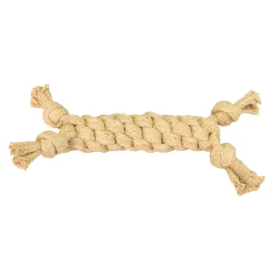 Hundespielzeug G-Rope Hanfseil Geflochten Rund, Beige – Grossenbacher