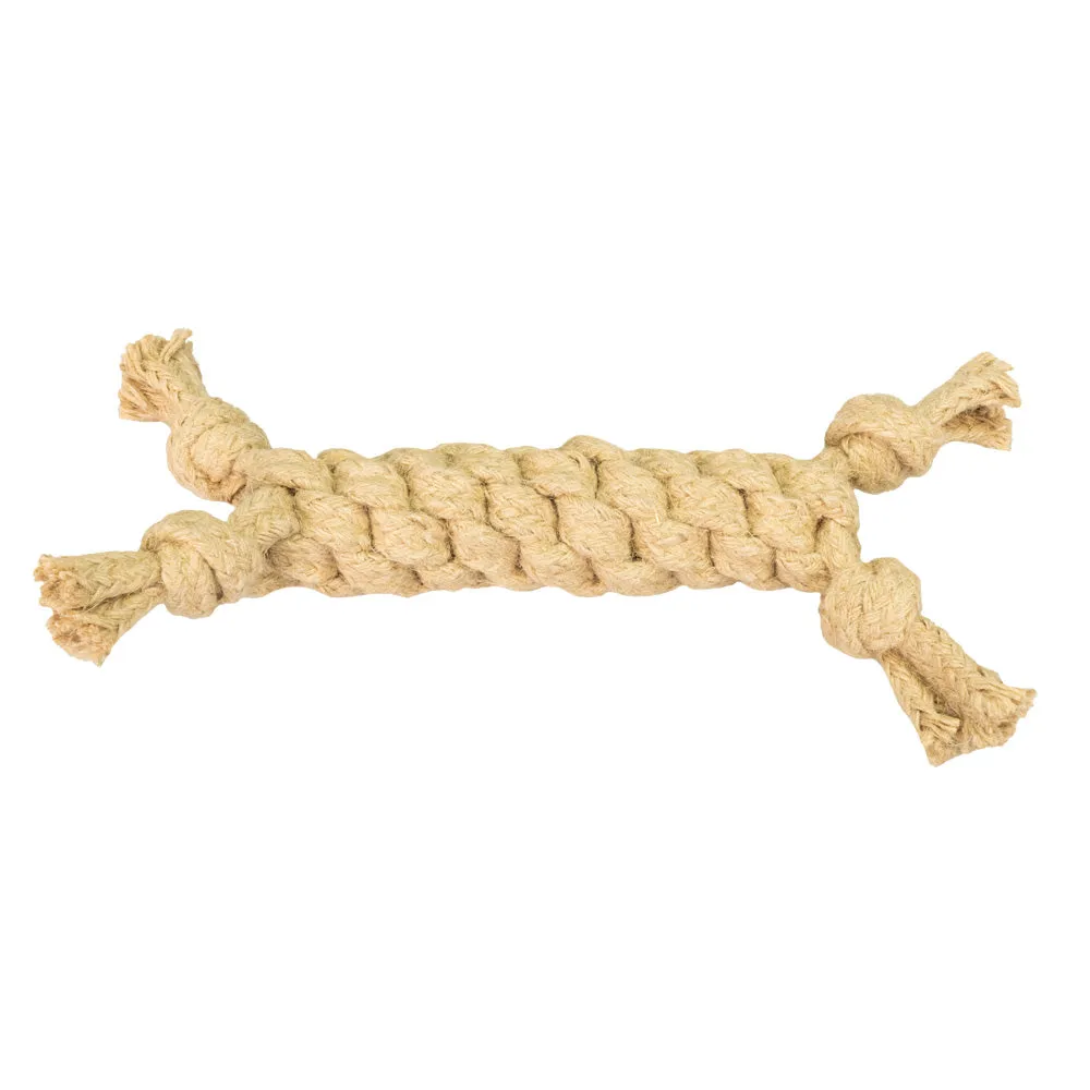 Hundespielzeug G-Rope Hanfseil Geflochten Rund, Beige – Grossenbacher