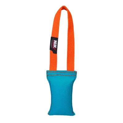 Hundespielzeug Boudin Agility 8*15cm, Türkis–Orange | Grossenbacher