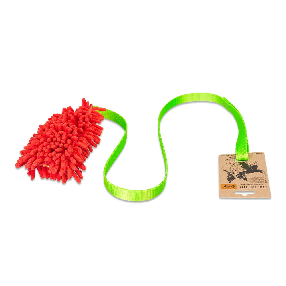 Hundespielzeug Mop Boudin Long Standard, Rot–Grün | Grossenbacher