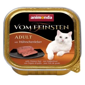 Animonda Vom Feinsten mit Hühnchenleber für Katzen
