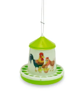 Gaun Kunststoff Geflügel-Futterautomat 4 kg. (grün limonengrün) – HAPPY RANGE