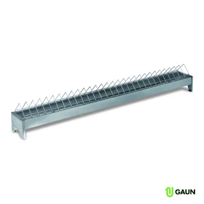 Gaun Metall Küken-Futterautomat NARROW SPACING 1 m