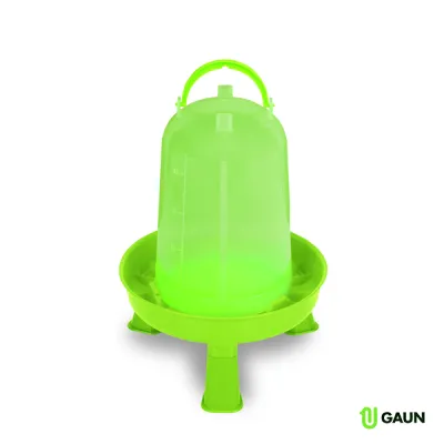 Gaun Eco Geflügel-Futterautomat 5 l . mit Füssen – grün limonengrün