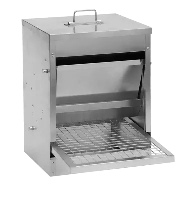 Gaun Geflügel Futterstation Galvanisiert Metall 10 kg