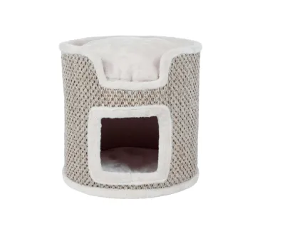 Cat Tower Ria, 37cm, lichtgrau