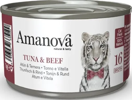 Feline Adult - Tuna & Beef Grain Free - Thunfisch & Rind - 16 (Bouillon)
