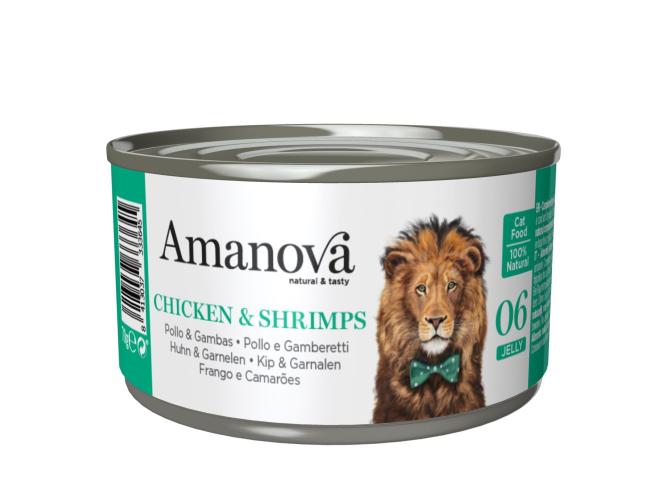 Feline Adult - Chicken & Shrimps Grain Free - Huhn & Shrimps - 06 (Gelée)