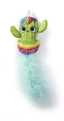 Katzenspielzeug Unicorn Einhorn – Plüschspielzeug für Katzen, 10 cm
