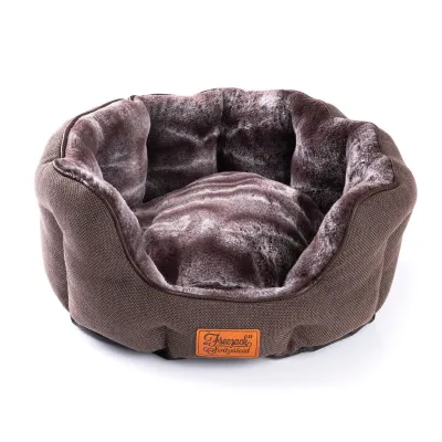 Hundebett Aspen Round Braun  "L" – Freezack