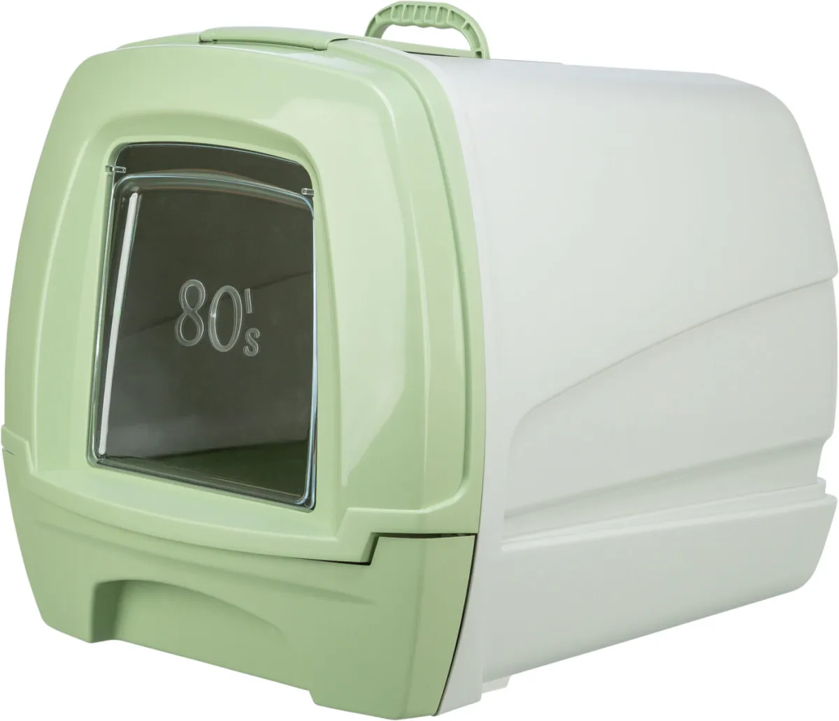 Katzentoilette mit Schublade EasyDraw grau/grün 46 × 48 × 57 cm – Trixie