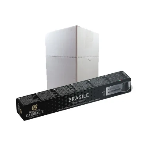 100 aluminum capsules BRASILE GARIBALDI Nespresso® com.