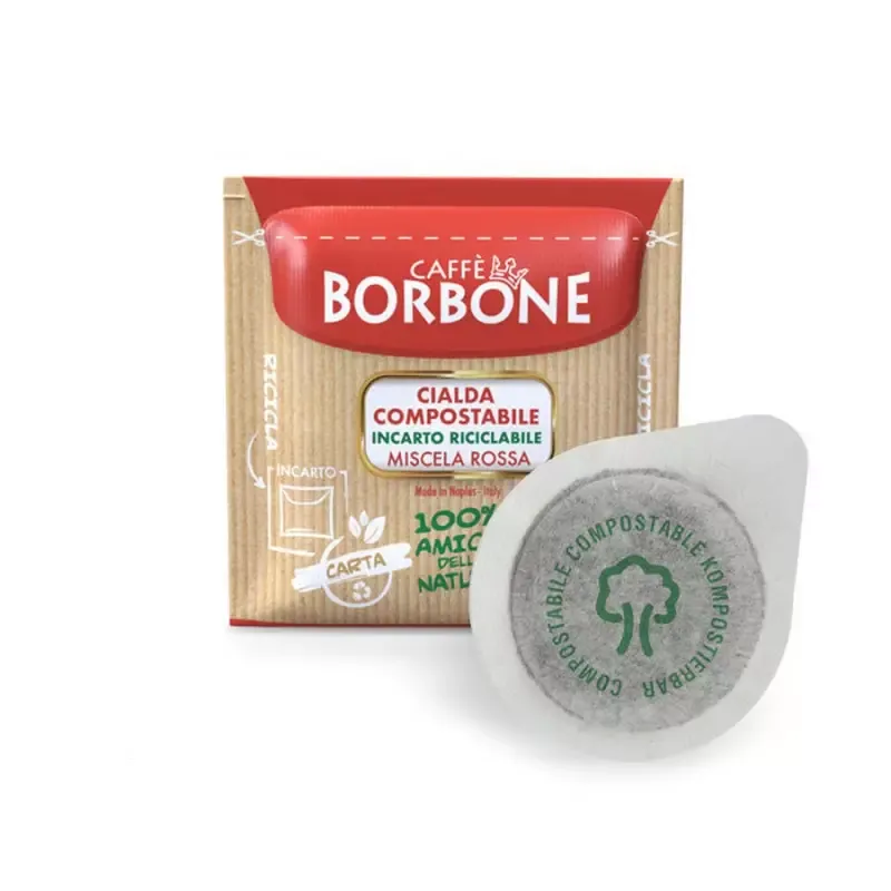 50 pastiglie ROSSA LUNGO BORBONE PADS ESE 44mm
