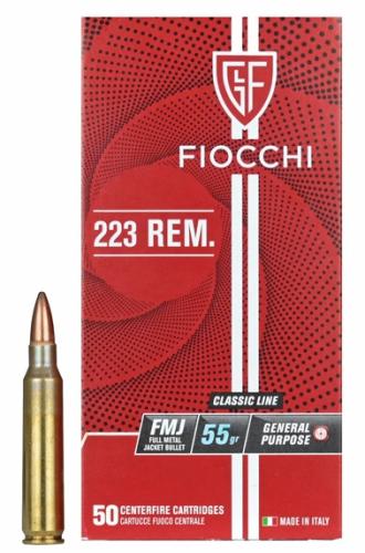 223 Remington FMJ 55grs 980m/s, 50 pièces