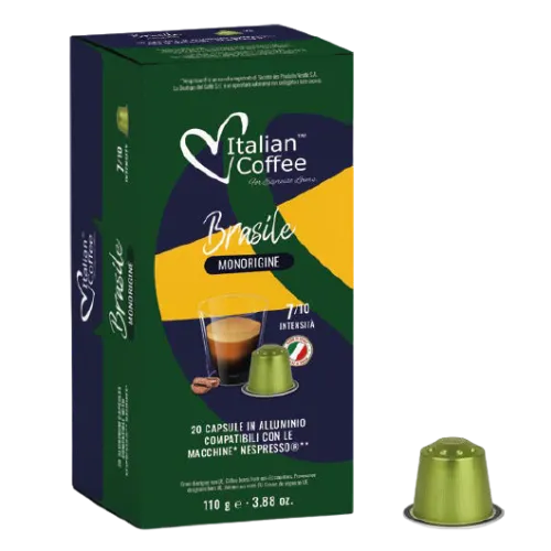 23 capsules en aluminium Brasile Italian Coffee