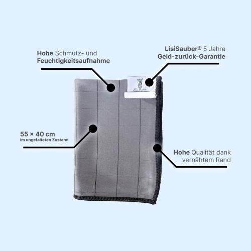 Lisi Sauber® - 4 Magische Trocknungstücher