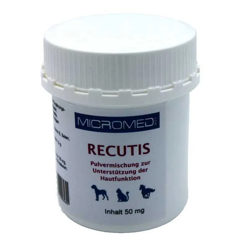 Nahrungsergänzung für Hund und Katze, Recutis 50gr - Micromed