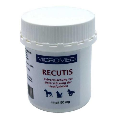 Nahrungsergänzung für Hund und Katze, Recutis 50gr - Micromed
