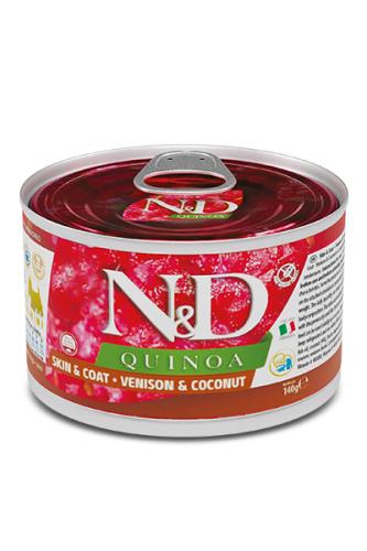 nd-quinoa-canine-skincoat-venison-mini-wet-food-140-gr-8090