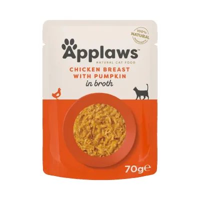 Applaws Pouch Chicken Breast & Pumpkin 70 g – Hühnerbrust mit Kürbis